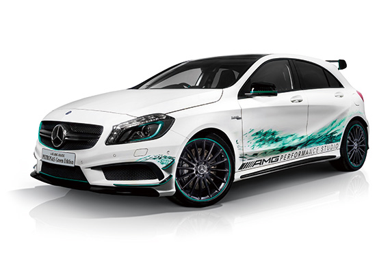 A 45 AMG 4MATIC PETRONAS Green Editionを限定発売