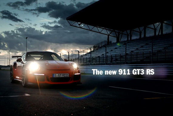 ポルシェ 911 GT3 RS　プロモーション映像公開