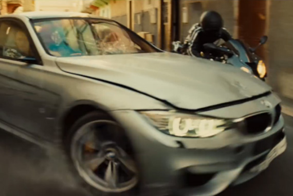 The BMW M3 in Mission: Impossible – Rogue Nation. 