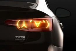 Audi マトリクス顔文字LEDヘッドライトを発表